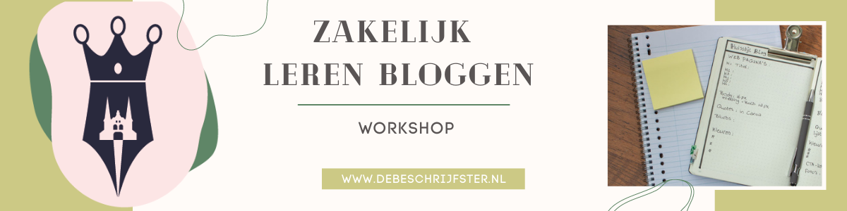Workshop zakelijk leren bloggen bij De Beschrijfster